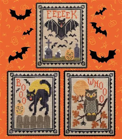 counted cross stitch halloween patterns